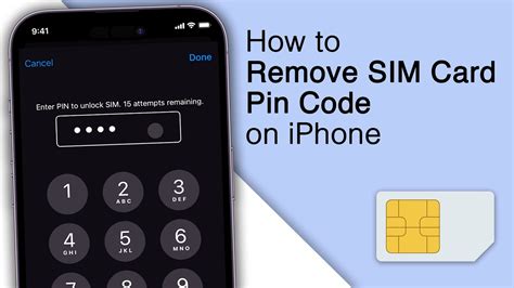 how to delete sim card pin code