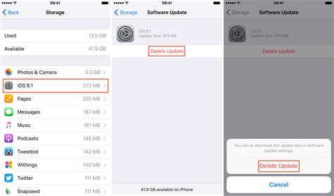 how to delete software update on iphone 11