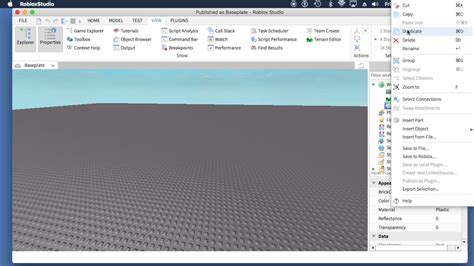 how to delete stuff on roblox studio