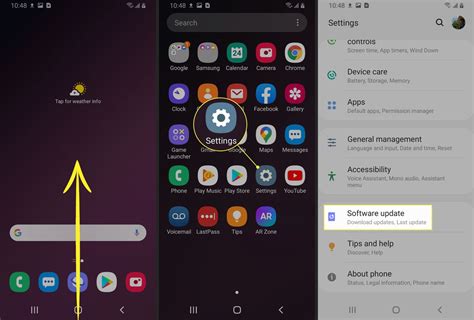 how to delete system update on android samsung