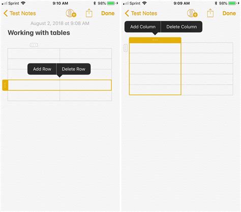 How To Delete Table In Apple Notes