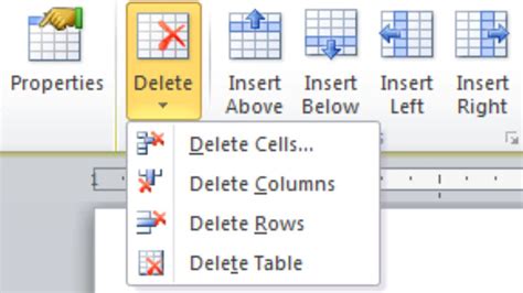 How To Delete Table In Ms Word