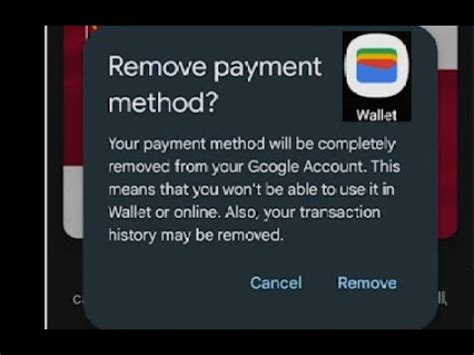 how to delete things from google wallet