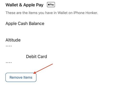 how to delete things from your apple wallet