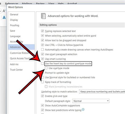how to delete typed words