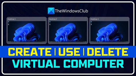 how to delete virtual desktop in windows 10