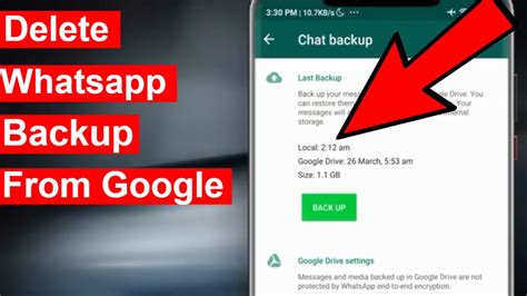 how to delete whatsapp data in gmail