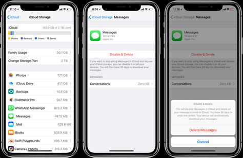 how to delete whatsapp messages from icloud backup