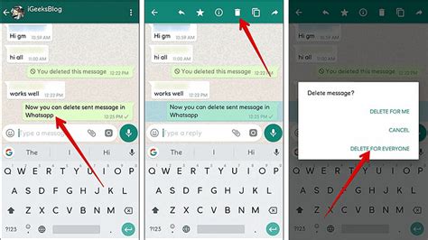 how to delete whatsapp messages permanently on android