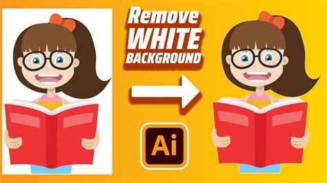 How To Delete White Background Of Image In Illustrator