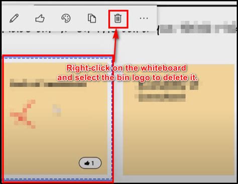 how to delete whiteboard in teams