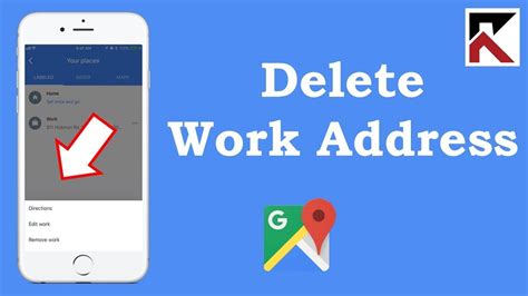 how to delete work address in apple maps