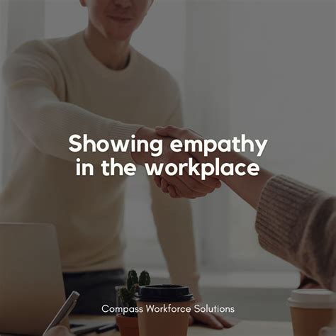 how to demonstrate empathy in workplace