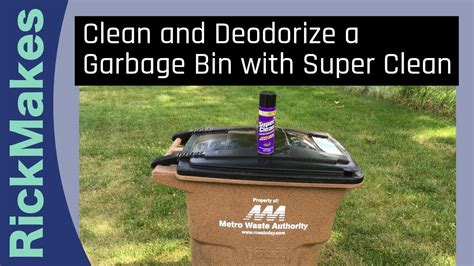 How To Deodorize Garbage Bin