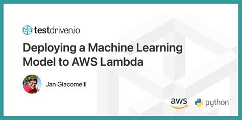 how to deploy a machine learning model on aws lambda
