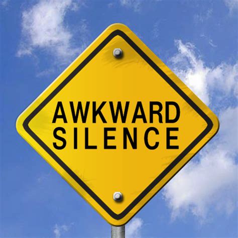 how to describe awkward silence
