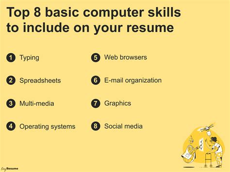 how to describe basic computer skills on a resume