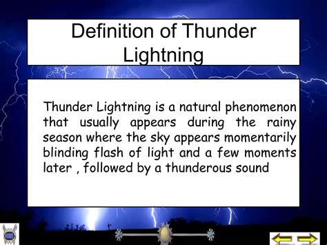 How To Describe Lightning And Thunder