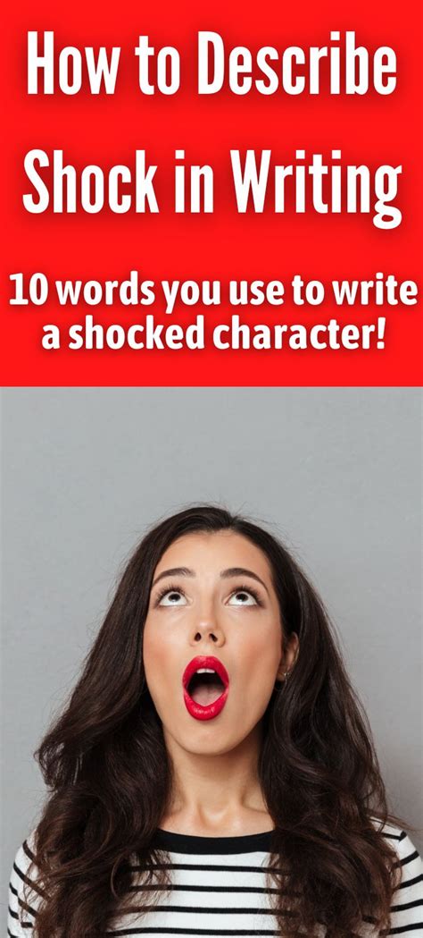 how to describe shock in writing examples