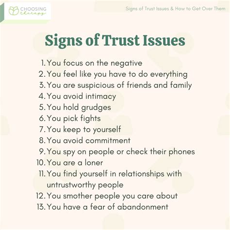 how to describe someone with trust issues