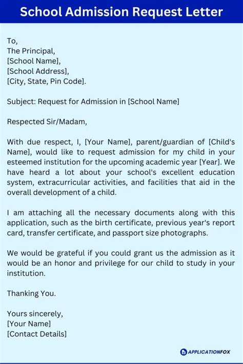 how to describe your child for school admission sample