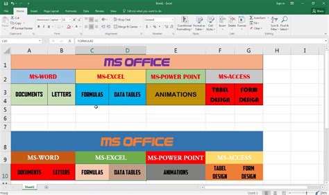 How To Design A Table In Excel