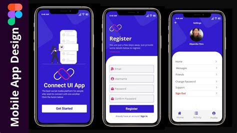 how to design app using figma