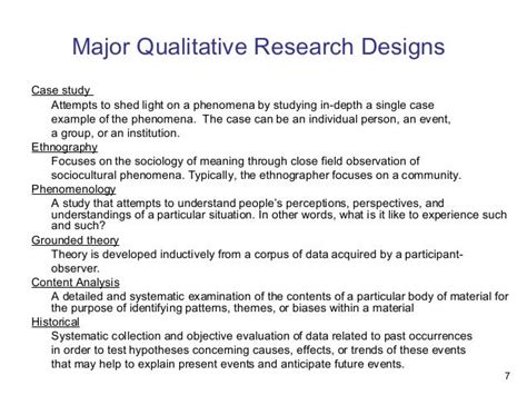 how to design qualitative study