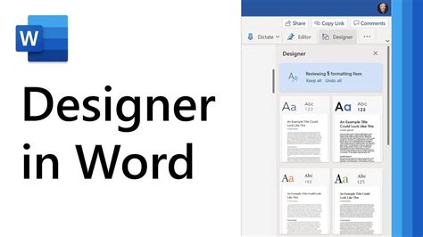How To Design Your Work In Microsoft Word