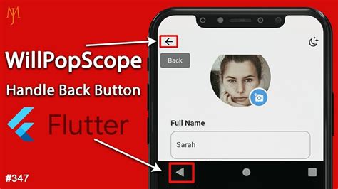 How To Detect Back Button Click In Flutter
