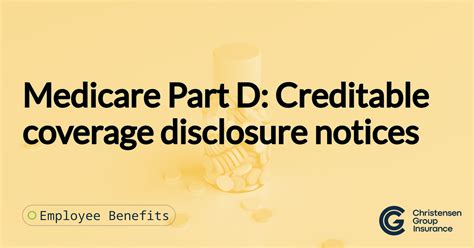 how to determine creditable coverage for medicare part d