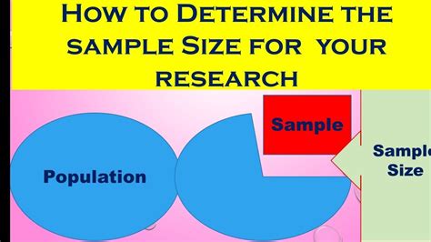 how to determine the sample size of the study