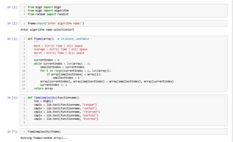 how to determine time complexity python