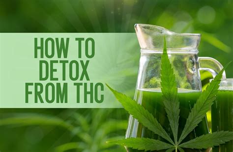 how to detox from weed faster