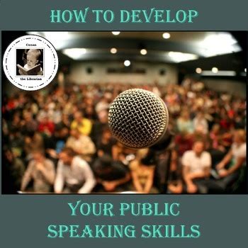 how to develop a public speaking skills