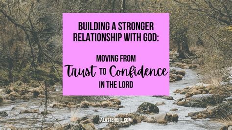 how to develop a stronger relationship with god