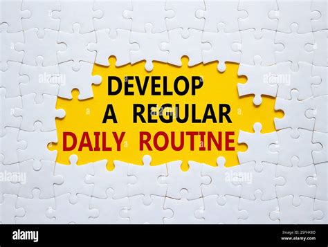 how to develop daily routine