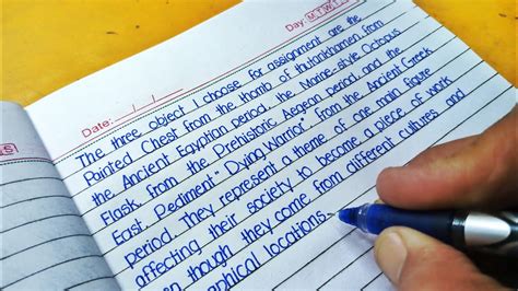 how to develop neat handwriting