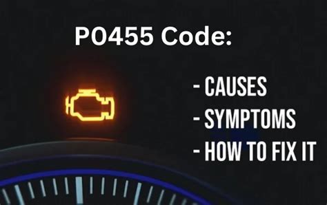 how to diagnose p0455 code