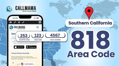 how to dial 818 area code