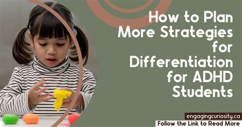 How To Differentiate For Students With Adhd
