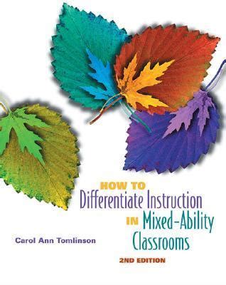 how to differentiate instruction in mixed ability classrooms 2001