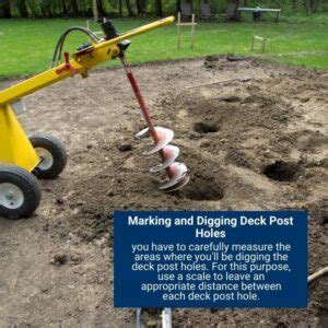 How To Dig A Post Hole Under A Deck