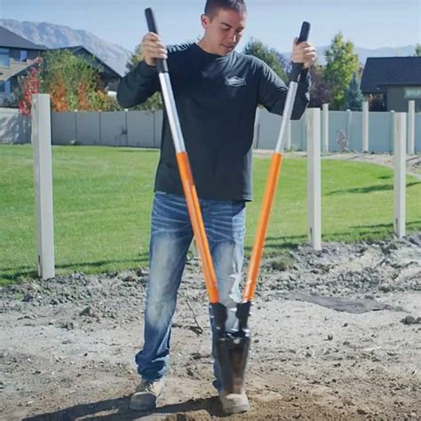 How To Dig With A Post Hole Digger