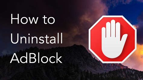 how to disable adblock