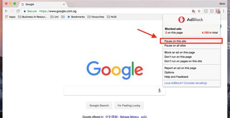 how to disable adblock in chrome iphone