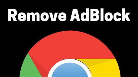 how to disable adblock on chrome phone