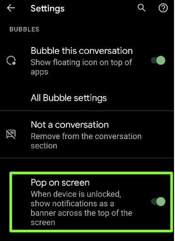 how to disable android notification pop up