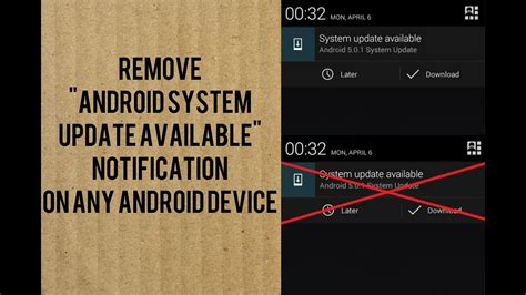 how to disable android system updates
