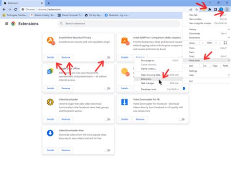 how to disable browser extensions on android